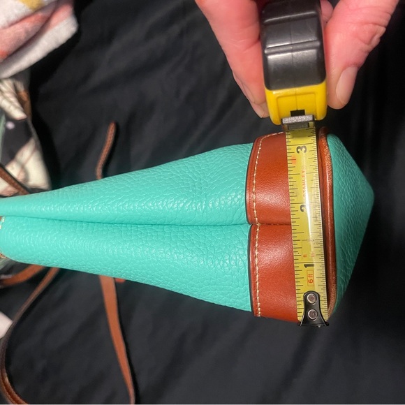 Dooney & Bourke Teal Leather Crossbody Bag - Picture 15 of 16